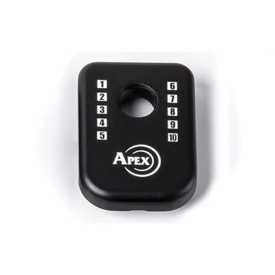 Apex Tactical Specialties J-Plate basepad Base Plate for Magpul Glock Mags, Black - 102-135 - Apex