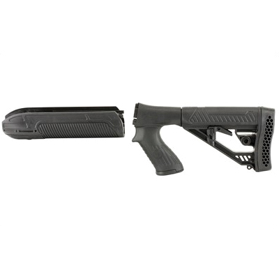 Adaptive Tactical EX Performance Kit For Remington 870 12 Gauge With M4 Style Stock And Forend, Black - AT-02000 - Adaptive Tactical