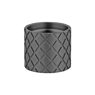 Backup Tactical 5/8x24 30 Cal Rifle Thread Protector With Hash Mark Pattern, Black - HASH-BLK30 - Backup Tactical
