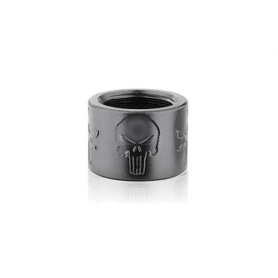 Backup Tactical Skull X Pistol Thread Protector 1/2x28 RH, Black - SKULLX-BLK - Backup Tactical