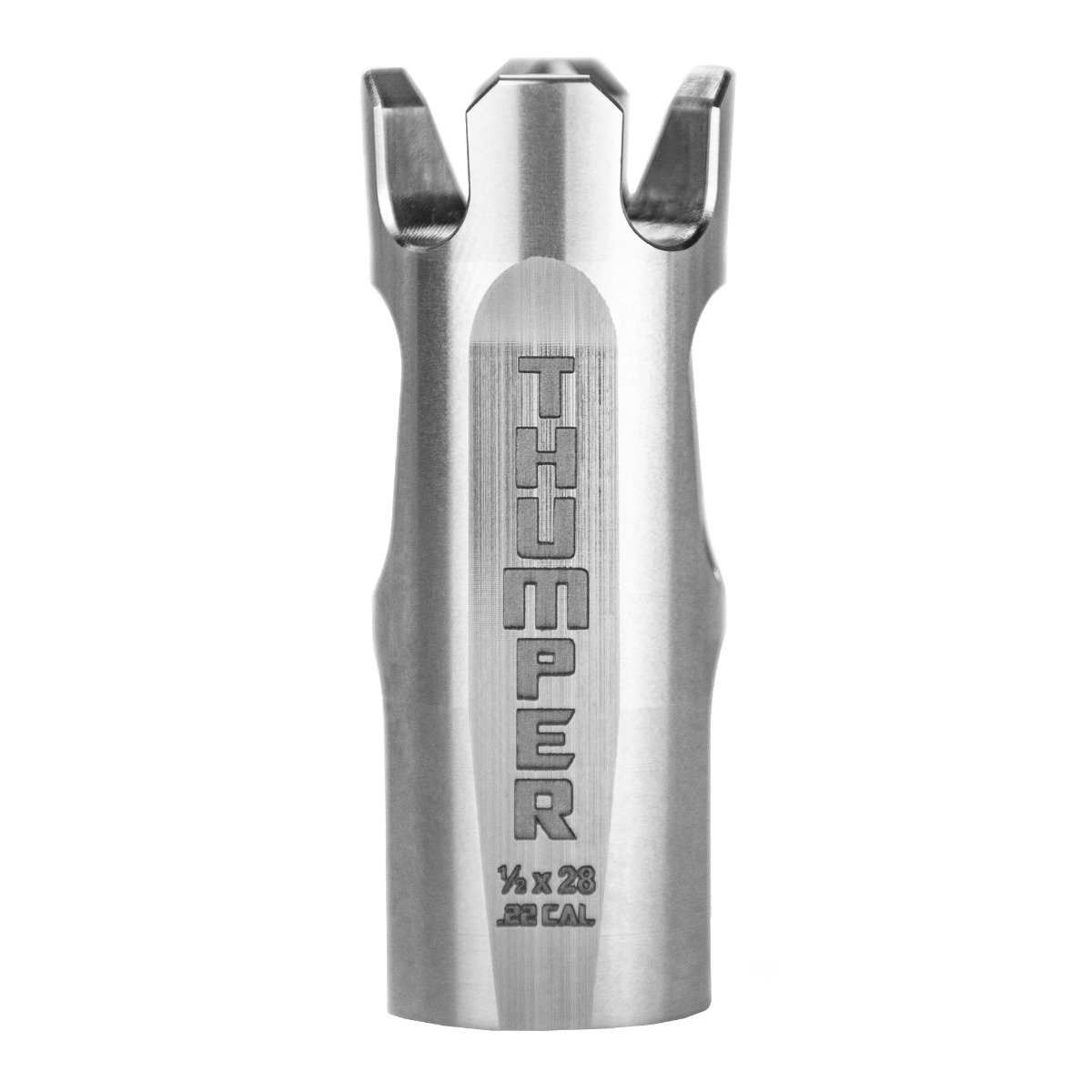 Battle Arms Development Thumper Muzzle Brake w/ 1/2x28 Threads, Stainless steel -BAD-THUMPER-223-SS - Battle Arms Development