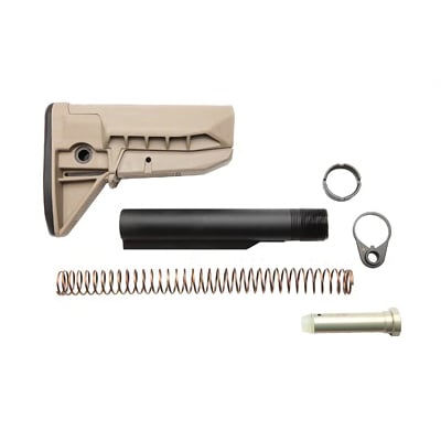 Bravo Company MOD 0 Stock Kit w/ SOPMOD Widebody, FDE - BCM-GFSK-MOD0-SPMD-FDE