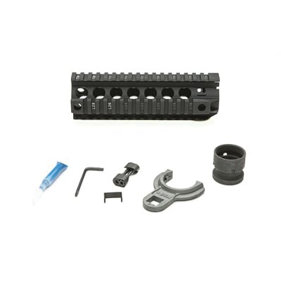 Bravo Company BCMGUNFIGHTER Picatinny 7" Quad Rail For AR Rifles, Black - BCM-QRF-7-556-BLK - Bcm