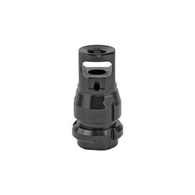 Dead Air Armament Key Mount Muzzle Brake w/ 1/2x28 Threads & .38 Bore, Black, - DA109 - Dead Air