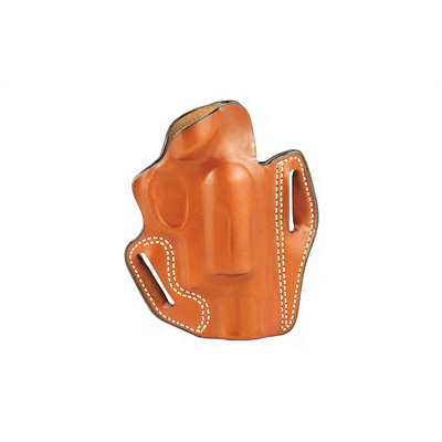 DeSantis Gunhide Speed Scabbard Belt Holster Fits 2" Taurus Public Def Ultralite w/ 2.5" Cylinder, RH, Tan - 002TAI6Z0