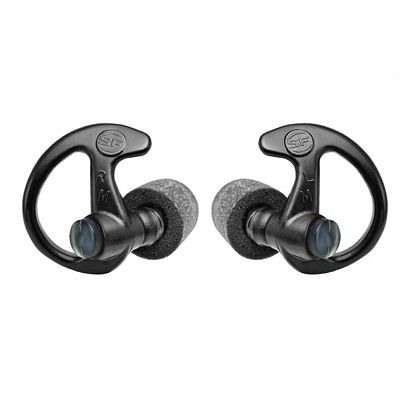 SureFire Sonic Defender Ultra Max Medium Ear Plugs, Black - EP10-BK-MPR