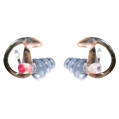 SureFire Sonic Defender Plus EarPro Medium Ear Plugs, Clear - EP4-MPR - Surefire