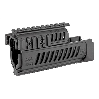 FAB Defense AK-47 Quad Rail Handguard Fits AK-47 Polymer, Black - FX-AK47B - Fab Defense
