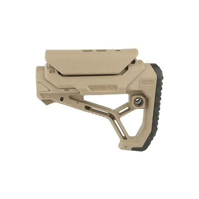 FAB Defense AR-15 Buttstock Fits Mil-Spec And Commercial Tubes, Tan - FX-GLCORECPT - Fab Defense