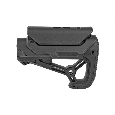 FAB Defense AR-15 Buttstock Small/Compact Fits Mil-Spec And Commercial Tubes, Black -  FX-GLCORESCP - Fab Defense