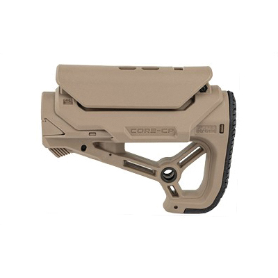 FAB Defense AR-15 Buttstock Small/Compact Fits Mil-Spec And Commercial Tubes FDE - FX-GLCORESCPT - Fab Defense