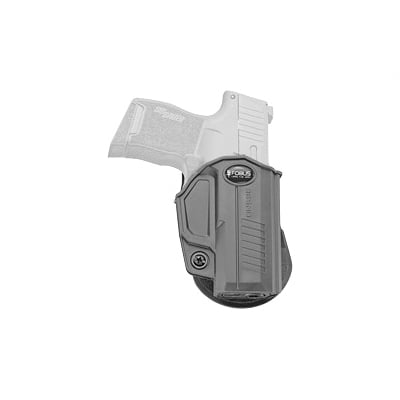 Fobus Evolution E2 RH OWB Kydex Paddle Holster For Sig P365, Black - 365ND - Fobus Usa