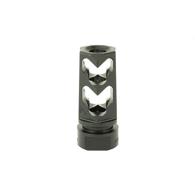 Fortis Muzzle Brake 9mm 1/2x28, Black - 9MM-MB-BLK-28 - Fortis Manufacturing