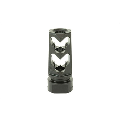 Fortis Muzzle Brake 9mm 1/2x36, Black - 9MM-MB-BLK-36 - Fortis Manufacturing