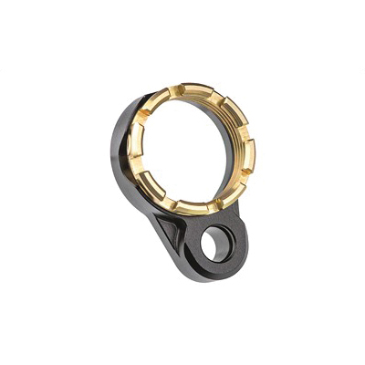 Fortis Lightweight Enhanced AR-15 End Plate, Gold - LE-BLK-K1-GOLD - Fortis Manufacturing