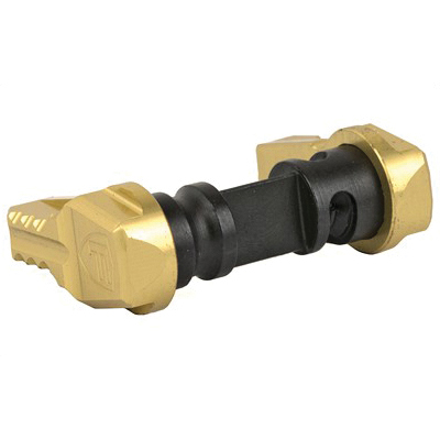 Fortis SS Fifty Super Sport Safety Selector, Gold with Logo - SS-50-GOLD - Fortis Manufacturing