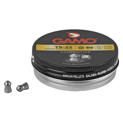 Gamo TS-22 Flat Nose .22 Caliber Pellet, 200/Pack - 632176854 - Gamo