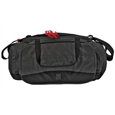 Grey Ghost Gear Range Bag 9"x20"x7", Black w/ Red Zipper Pulls - 60200-2 - Grey Ghost Gear