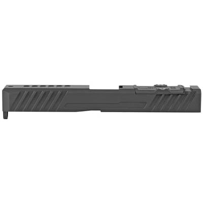 Grey Ghost Precision Stripped Slide for Glock 17 Gen 3 Version 3 Slide Pattern, Black Nitride - GGP-17-3-OC-V3