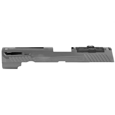 Grey Ghost Precision Stripped Slide for SIG P320 Full Size, Grey DLC - GGP320-F-GRY-1