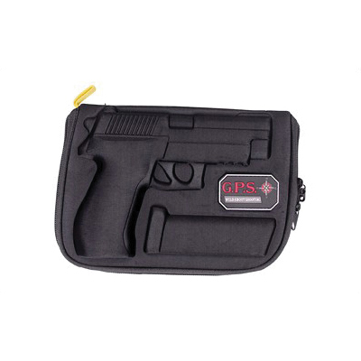 G-Outdoors Soft Pistol Case, Black - GPS-910PC - Goutdoors