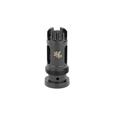 Griffin Armament 1/2x28 5.56 NATO Flash Compensator, Black - TFC556-12 - Griffin Armament