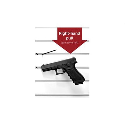 Gun Storage Solutions Slatwall Snipers for .22 Cal - Up, 10-Pack, Black - SNPR10RT - Gun Storage Solution