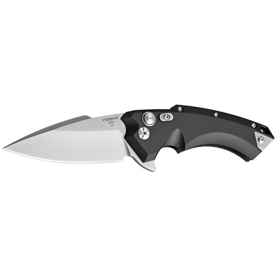Hogue X5 3.5" Tumbled Folding Knife, Black - 34570 - Hogue