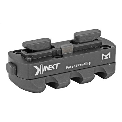 Kinetic Development Group 3 Slot Picatinny Rail Kinect Rail Fits MLOK, Black - KIN5-100 - Kinetic Development