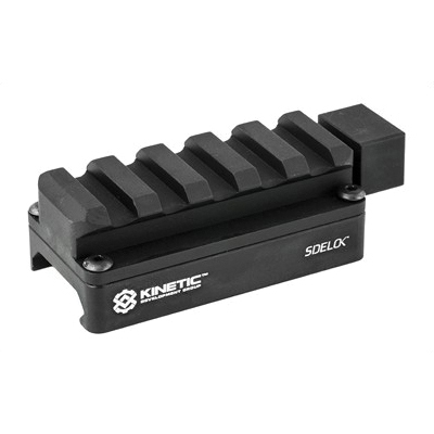 Kinetic Development Group SIDELOK Universal Scope Riser Fits Picatinny, Black - SID5-050 - Kinetic Development