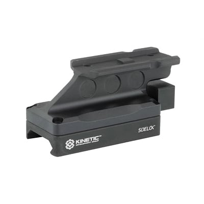 Kinetic Development Group SIDELOK Fits Picatinny & Compatible w/ Aimpoint T1/T2/H1/H2 Models, Black - SID5-120 - Kinetic Development