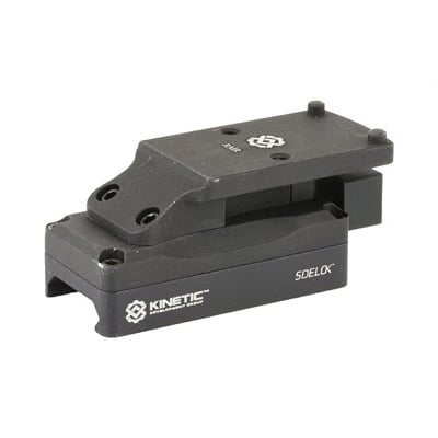 Kinetic Development Group SIDELOK Mount Fits Trijicon RMR Absolute Co-Witness, Black - SID5-230 - Kinetic Development