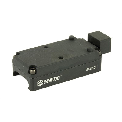 Kinetic Development Group SIDELOK Mount Fits Trijicon RMR Low Mount, Black - SID5-231 - Kinetic Development