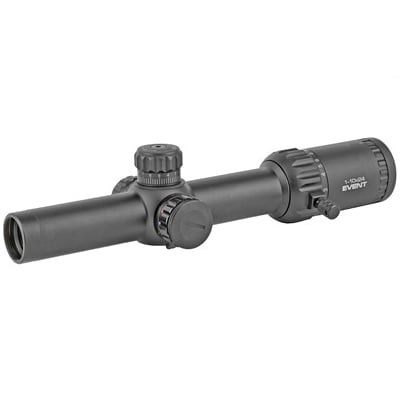 Konus KonusPro Event 1-10x24 Illuminated Circle Dot 30mm Rifle Scope, Black - 7183 - Konus