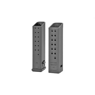 KRISS USA +17 45 ACP Magazine Extension Fits Kriss Vector, Black, 3 Pack - KVA-MX2K45BL01 - Kriss