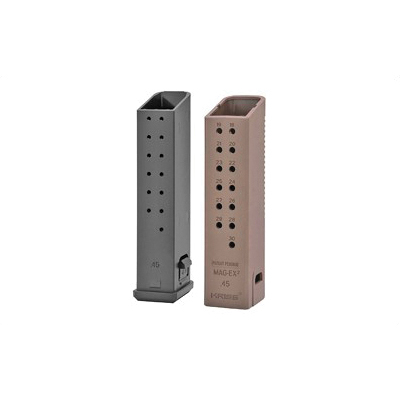 KRISS USA +17 45 ACP Magazine Extension Fits Kriss Vector, Flat Dark Earth, 3/Pack - KVA-MX2K45FD01 - Kriss