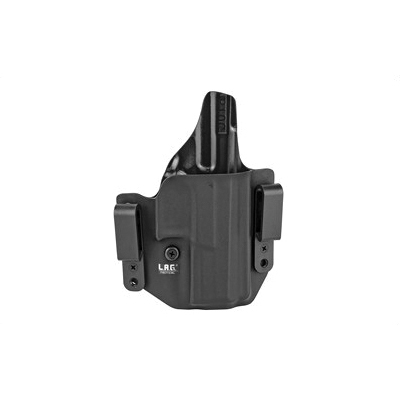 L.A.G. Tactical Defender Series OWB/IWB RH Holster Fits CZ P-10 C, Black Kydex - 17014 - Lag Tactical
