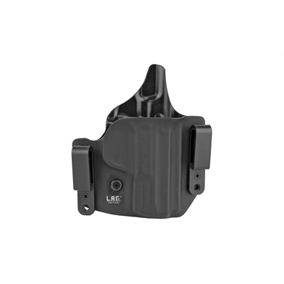 L.A.G. Tactical Defender Series OWB/IWB Holster Fits 3.6" S&W M&P M2.0 9/40, Black Kydex - 4049 - Lag Tactical