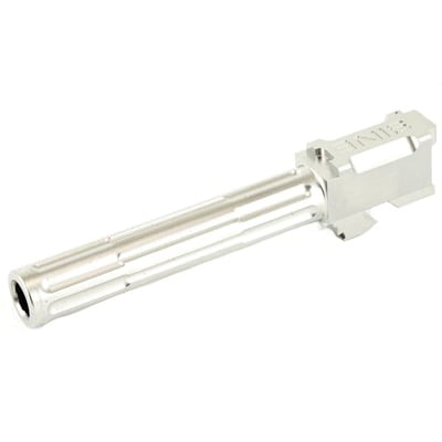 LanTac 9INE Glock 17 Fluted Barrel, Silver - 01-GB-G17-NTH-SSK - Lantac
