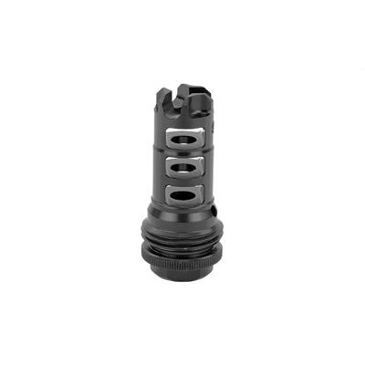 LanTac USA Dragon .223/5.56 Advanced Muzzle Brake With QD For SilencerCo ASR System, Black - DGN556B-ASR - Lantac