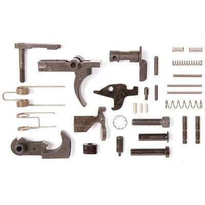 LBE Unlimited .223/5.56 AR-15 Lower Parts Kit Without Trigger Guard Or Pistol Grip, Black - ARK15LPK - Lbe