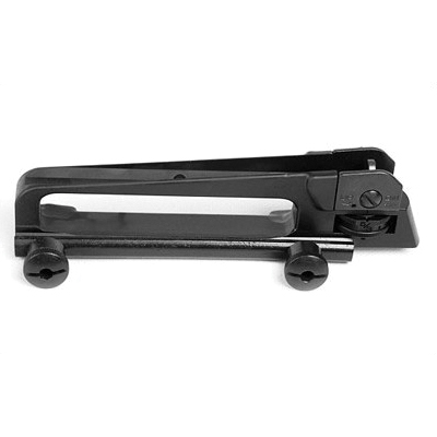 LBE Unlimited AR-15 Mil-Spec Carry Handle Rear Sight, Black - ARCHAS - Lbe