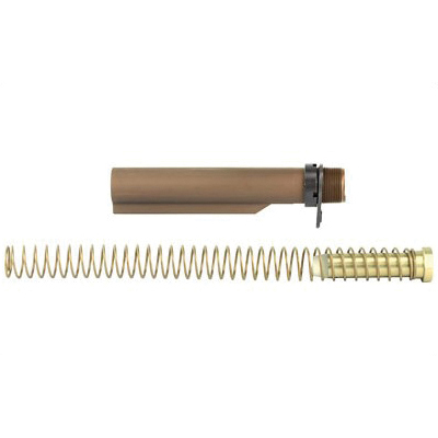 LBE Unlimited AR-15 Mil-Spec Buffer Tube Kit, Brown - MILBUFKT-WB - Lbe