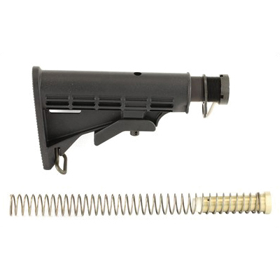LBE Unlimited AR-15 Complete Stock Kit, Black - MILSTKKT - Lbe