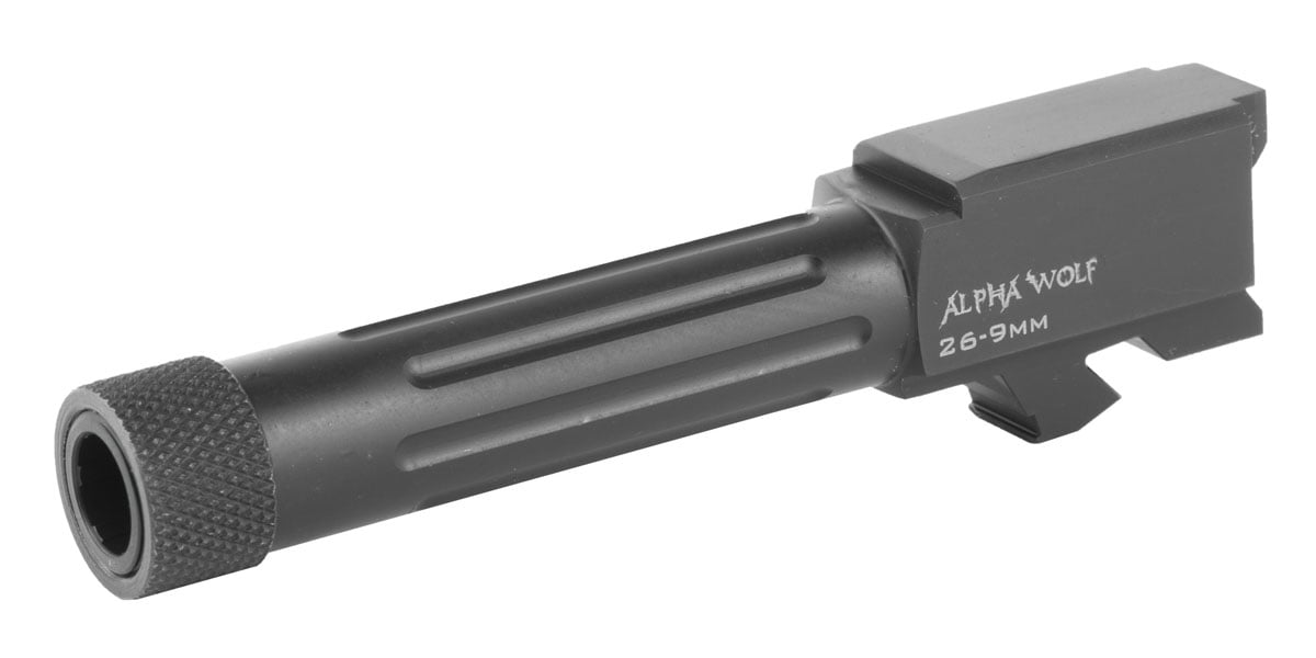 Lone Wolf AlphaWolf 9mm Threaded Barrel Conversion For Glock 26 - AW-26TH - Lone Wolf