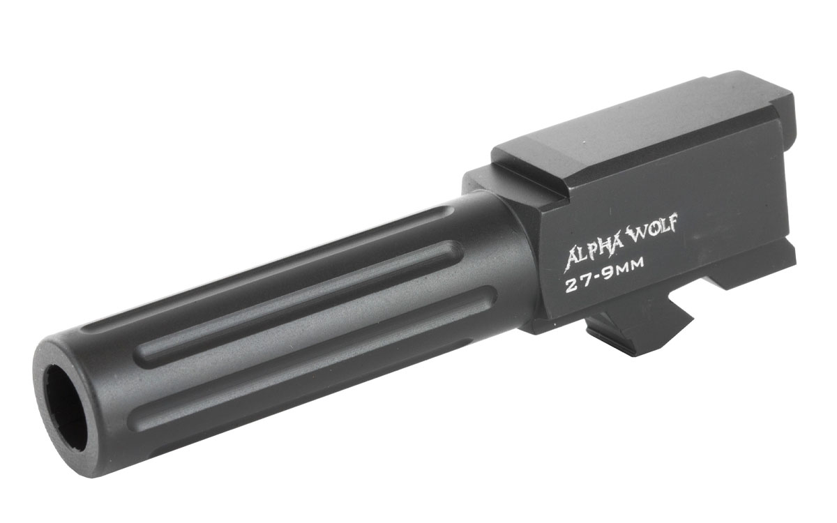 Lone Wolf AlphaWolf 9mm Fluted Barrel Conversion For Glock 27&33 - AW-279N - Lone Wolf