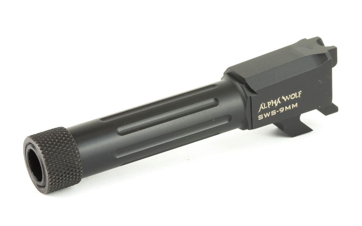 Lone Wolf AlphaWolf 9mm Threaded Barrel Conversion For S&W M&P Shield 9 - AW-SWS9TH - Lone Wolf