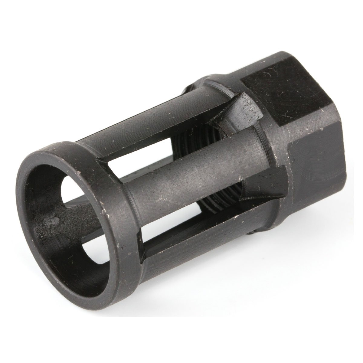 Lone Wolf Flash Hider For 1/2x28 9mm Barrel, Black Oxide Finish - LWD-FH9 - Lone Wolf