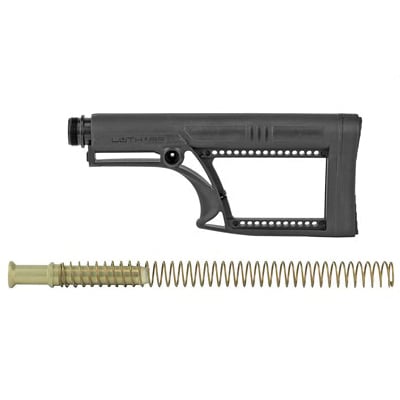 Luth-AR MBA-2 Fixed Stock w/ Buffer Assembly A2 Extension Tube .308 Buffer Spring, Black - MBA-2K308 - Luth-Ar