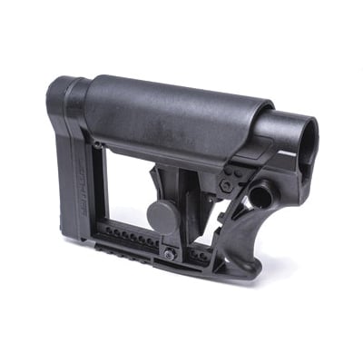 Luth-AR MBA-4 Carbine Stock for AR-15/AR-10, Black - MBA-4-CHP - Luth-Ar